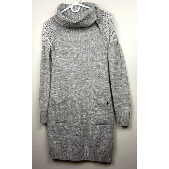 Prana Archer Sweater Dress in Earth Gray Brown Small - Picture 2 of 11